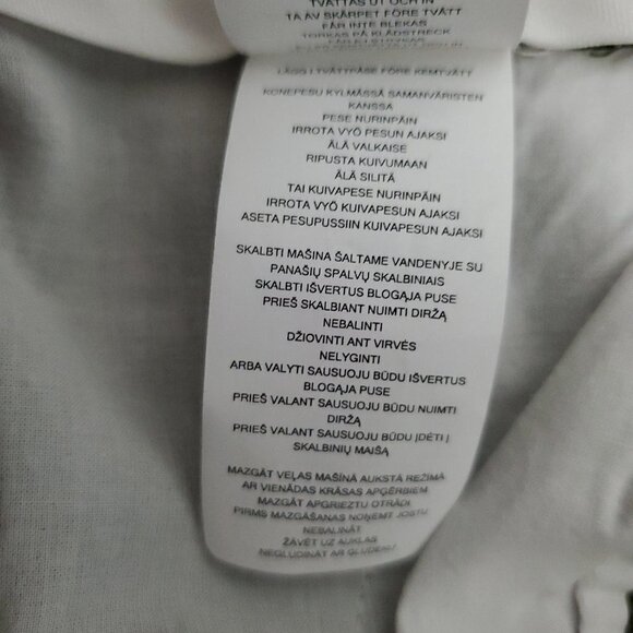 Michael Kors Wide Leg Cropped Olive High Waist Pleated Gaucho Pants - Picture 9 of 12